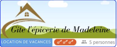 Logo Gîte l'Épicerie de Madeleine
