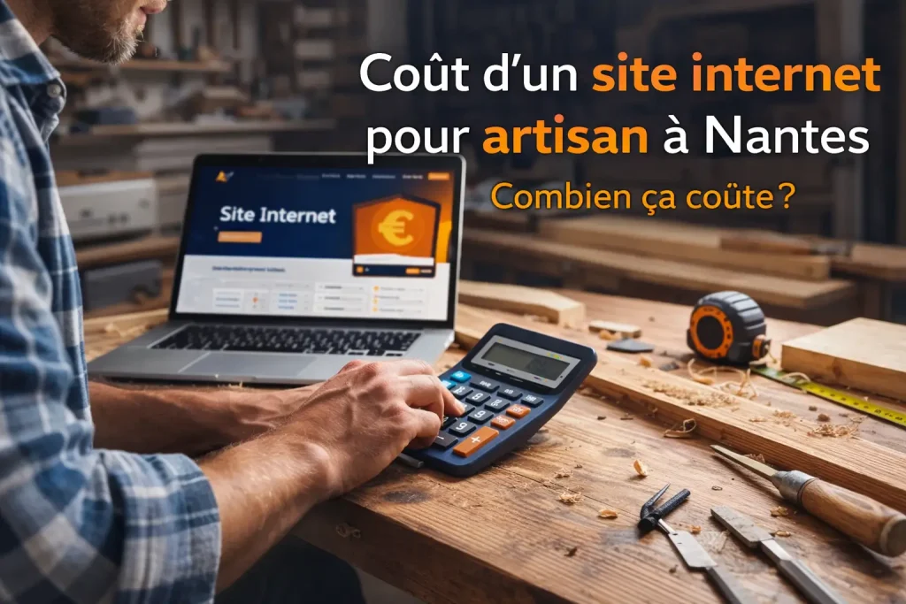Coût site internet artisan Nantes
